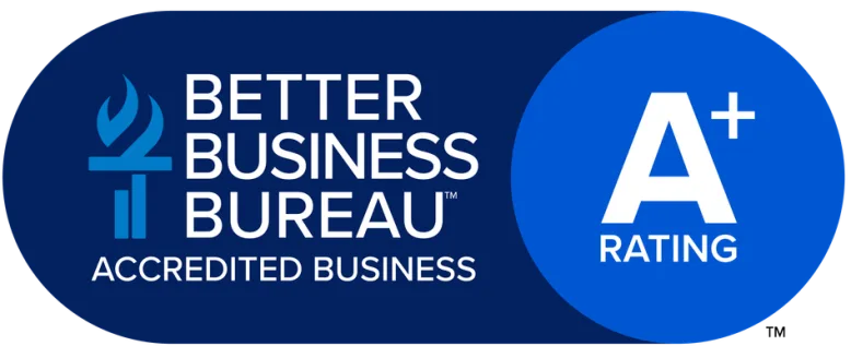 BBB Accredited Business — A+ Rating