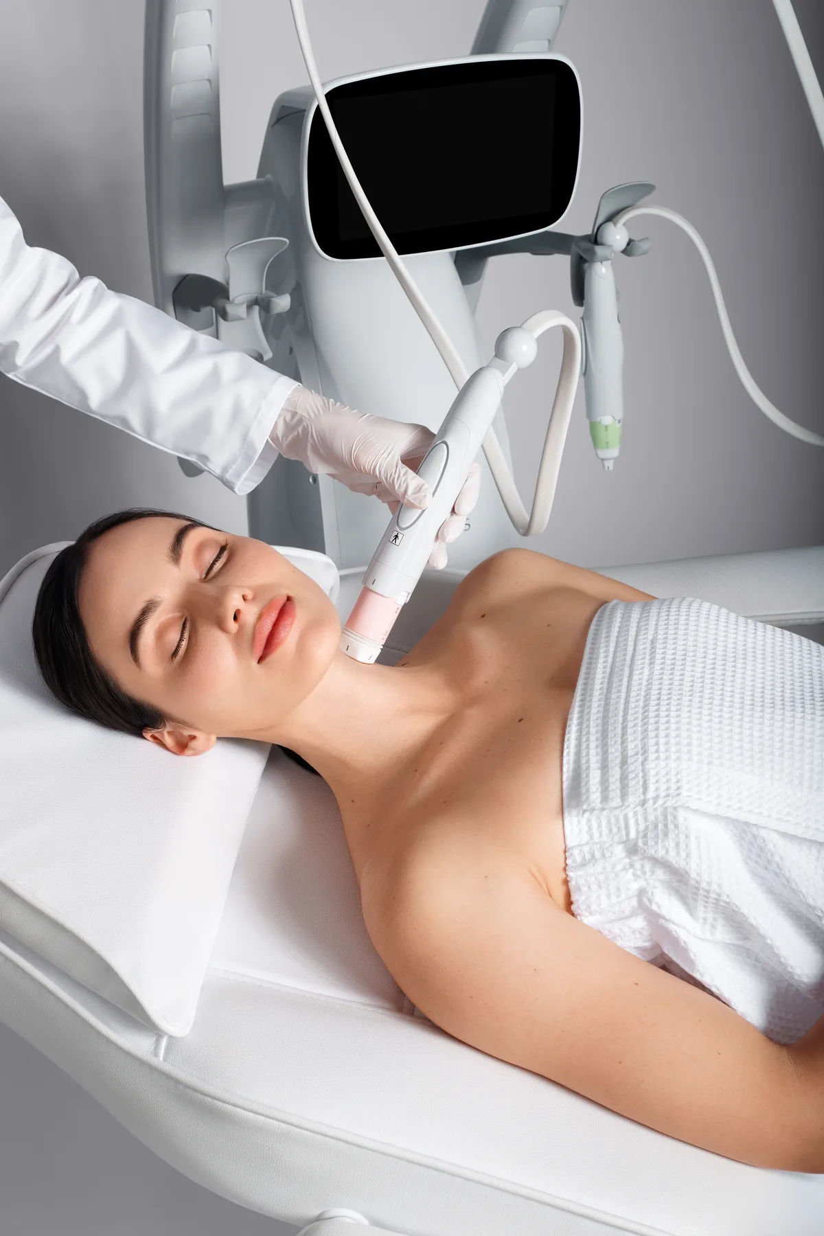 Everesse RF treatment in progress