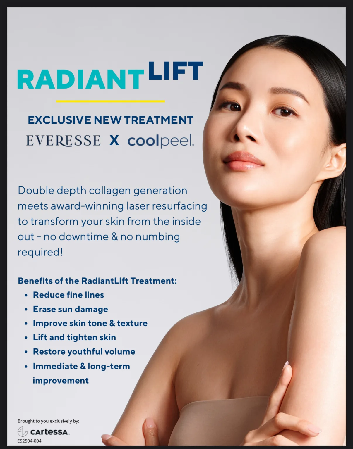 Radiant Lift — Everesse x CoolPeel, exclusive new treatment